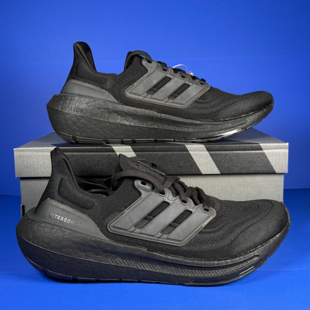 Adidas Ultraboost Light Men's 9 Running Shoes Triple Black Core Black GZ5159
